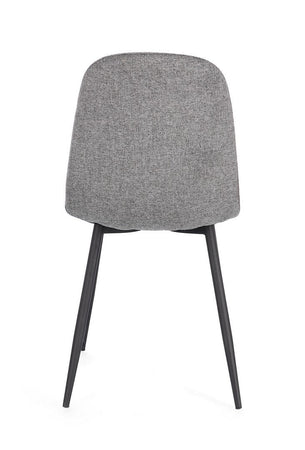 Sedia "Irelia" con struttura seduta e schienale in compensato, per arredo interno 52,5 x 42,5 x h 90 cm