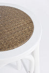 Sgabello da bar Circle per interno, Struttura In Legno Di Olmo, 40 x  x 40 x 73 cm