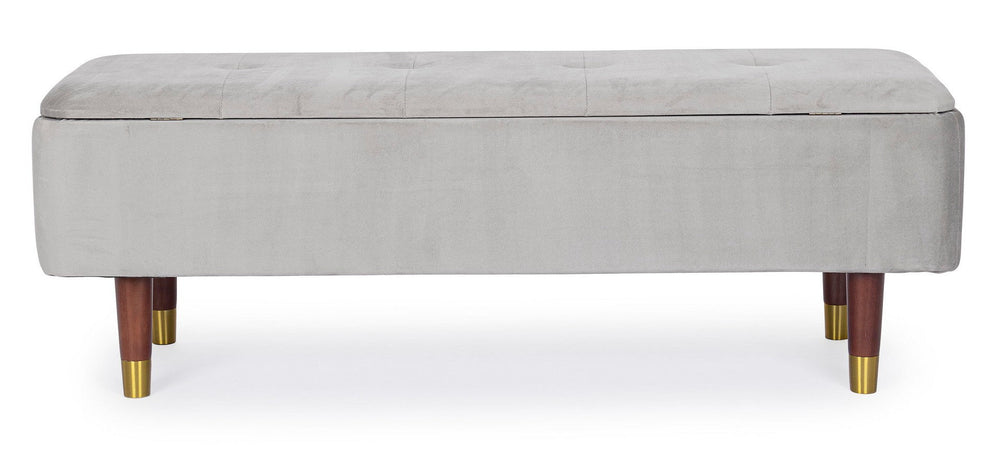 Panca Contenitore "Kira" per interno, con Struttura In Mdf E Compensato, da 120x42x42h cm