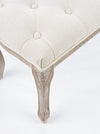 Panca Mathilde per interno, con Struttura In Legno Di Betulla E Rubberwood, da 110x36x47h cm