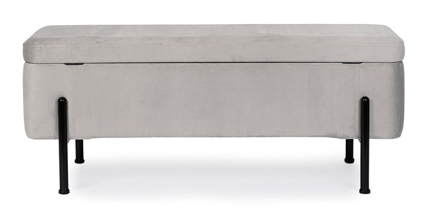 Panca Contenitore "Irina" per interno, con Struttura In Mdf E Compensato, da 110x42x42h cm