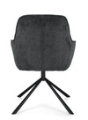 Sedia Grant con gambe in acciaio verniciato a polvere epossidica, per arredo interno 59 x 65 x h 86 cm