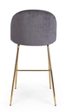 Sgabello da bar Carry per interno, Struttura In Acciaio E Compensato, 38 x  x 38 x 75 cm