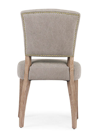 Sedia "Maratriz" con struttura in legno di frassino con finitura a base di nitrocellulosa, per arredo interno 52 x 63 x h 90 cm