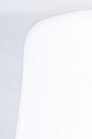 Sedia "Iris" con gambe in tubolare di acciaio verniciato a polvere, per arredo interno 45 x 52 x h 84 cm