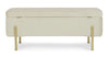 Panca Contenitore Irina per interno, con Struttura In Mdf E Compensato, da 110x42x42h cm