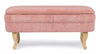 Panca Contenitore Chenille per interno, con Struttura In Legno Di Pino e Compensato, da 102x41x49h cm