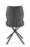 Sedia Kepler con gambe in acciaio verniciato a polvere epossidica, per arredo interno 50 x 66 x h 94 cm