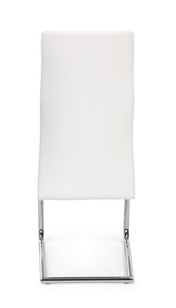 Sedia "Thelma" con struttura in acciaio, per arredo interno 43,5 x 62 x h 102 cm