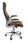 Poltrona Camberra da ufficio ergonomica con braccioli, altezza regolabile