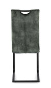 Sedia Kenneth con gambe in acciaio verniciato a polvere epossidica, per arredo interno 42 x 56 x h 102 cm
