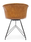 Sedia Loft con gambe in acciaio verniciato a polvere epossidica, per arredo interno 56 x 54 x h 76 cm