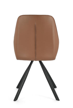 Sedia "Maxwell" con struttura in compensato, per arredo interno 44 x 62 x h 88 cm