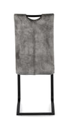 Sedia Kenneth con gambe in acciaio verniciato a polvere epossidica, per arredo interno 42 x 56 x h 102 cm