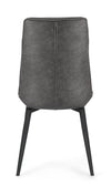 Sedia Lawrence con gambe in acciaio verniciato a polvere epossidica, per arredo interno 48 x 64 x h 92 cm