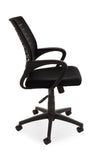 Sedia Marion da ufficio ergonomica con braccioli, altezza regolabile, ruote