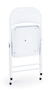 Sedia Felicity con struttura in tubolare di acciaio ø22 mm verniciato a polvere (poliestere), per arredo interno 45 x 45 x h 78 cm