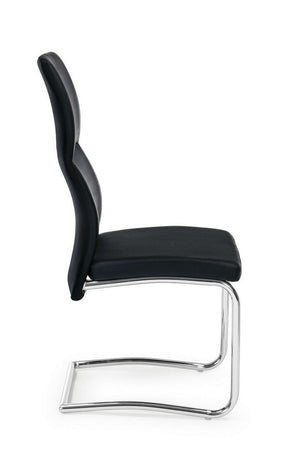 Sedia "Thelma" con struttura in acciaio, per arredo interno 43,5 x 62 x h 102 cm