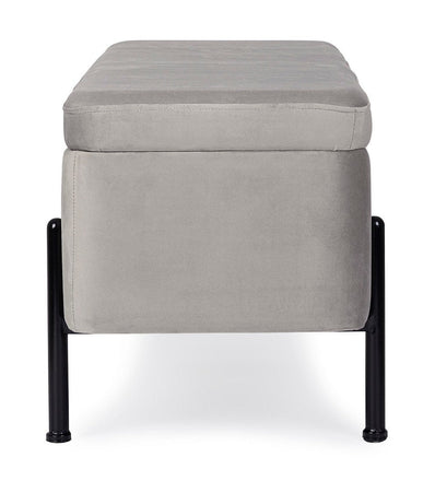 Panca Contenitore "Irina" per interno, con Struttura In Mdf E Compensato, da 110x42x42h cm