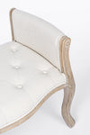 Panca Singola Diva per interno, con Struttura In Rubber Wood, da 71x48x60h cm