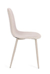 Sedia Irelia con struttura seduta e schienale in compensato, per arredo interno 52,5 x 42,5 x h 90 cm