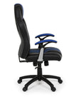 Poltrona Spider da gaming ed ufficio ergonomica, con braccioli, schienale reclinabile e ruote