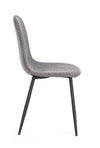 Sedia Irelia con struttura seduta e schienale in compensato, per arredo interno 52,5 x 42,5 x h 90 cm