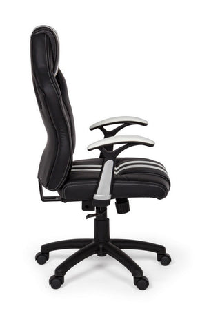 Poltrona "Spider" da gaming ed ufficio ergonomica, con braccioli, schienale reclinabile e ruote