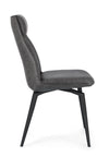 Sedia Lawrence con gambe in acciaio verniciato a polvere epossidica, per arredo interno 48 x 64 x h 92 cm