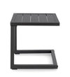 Tavolino da caffe Hilde per lettino da esterno e giardino 40 cm in alluminio