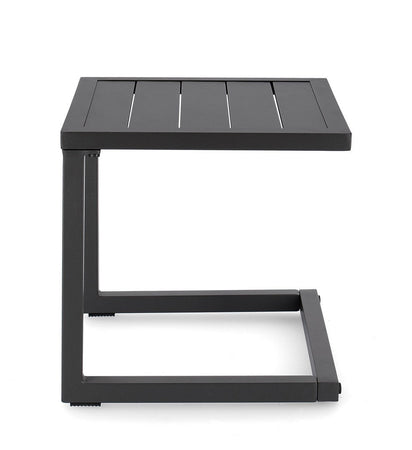 Tavolino da caffe "Hilde" per lettino da esterno e giardino 40 cm in alluminio