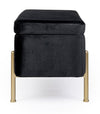 Panca Contenitore Irina per interno, con Struttura In Mdf E Compensato, da 110x42x42h cm