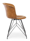Sedia Loft con gambe in acciaio verniciato a polvere epossidica, per arredo interno 56 x 54 x h 76 cm