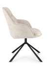 Sedia Grant con gambe in acciaio verniciato a polvere epossidica, per arredo interno 59 x 65 x h 86 cm