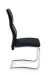 Sedia Thelma con struttura in acciaio, per arredo interno 43,5 x 62 x h 102 cm