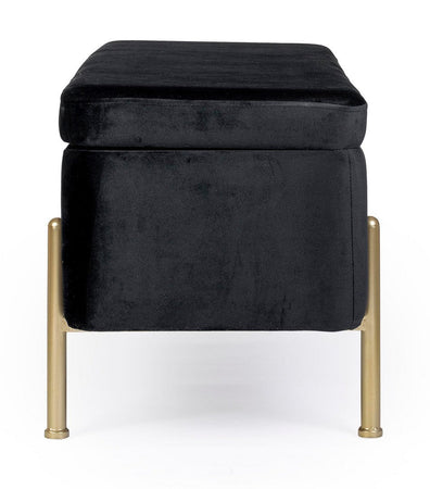 Panca Contenitore "Irina" per interno, con Struttura In Mdf E Compensato, da 110x42x42h cm