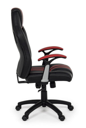 Poltrona "Spider" da gaming ed ufficio ergonomica, con braccioli, schienale reclinabile e ruote