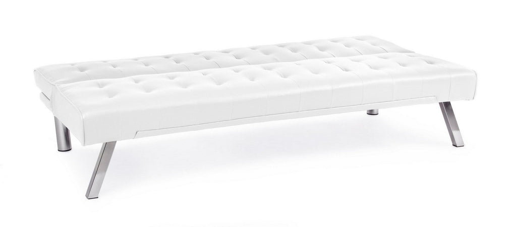 Divano letto "Forbes"  per interno con struttura in legno di eucalipto, 180 x 82 x 73 cm