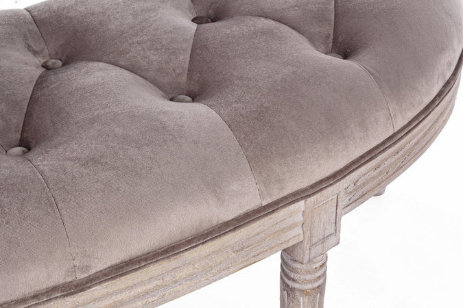 Panca "Tilde" per interno, con Struttura In Legno Di Betulla E Rubberwood, da 125x42x48h cm