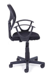 Poltrona Ella da ufficio ergonomica con braccioli, altezza regolabile