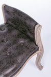 Panca Singola Diva per interno, con Struttura In Rubber Wood, da 71x48x60h cm