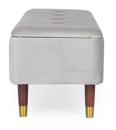 Panca Contenitore "Kira" per interno, con Struttura In Mdf E Compensato, da 120x42x42h cm
