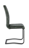Sedia Kenneth con gambe in acciaio verniciato a polvere epossidica, per arredo interno 42 x 56 x h 102 cm
