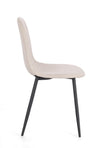 Sedia Irelia con struttura seduta e schienale in compensato, per arredo interno 52,5 x 42,5 x h 90 cm