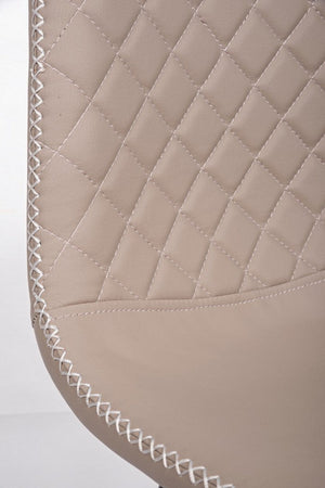 Sedia "Amanda" con struttura in acciaio e compensato, per arredo interno 45 x 54 x h 87 cm