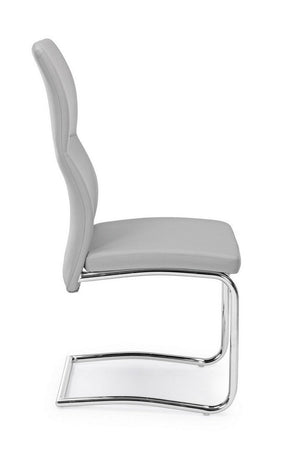 Sedia "Thelma" con struttura in acciaio, per arredo interno 43,5 x 62 x h 102 cm
