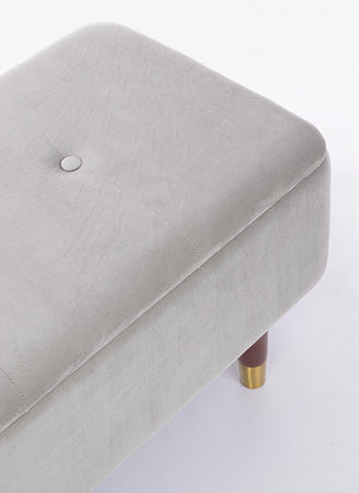 Panca Contenitore "Kira" per interno, con Struttura In Mdf E Compensato, da 120x42x42h cm