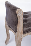 Panca Singola Diva per interno, con Struttura In Rubber Wood, da 71x48x60h cm