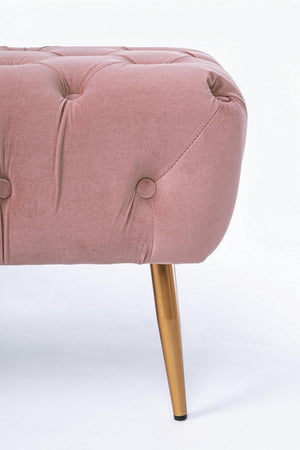 Panca "Giacinta" per interno, con Struttura In Mdf E Compensato, da 103x46x40h cm