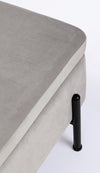 Panca Contenitore Irina per interno, con Struttura In Mdf E Compensato, da 110x42x42h cm
